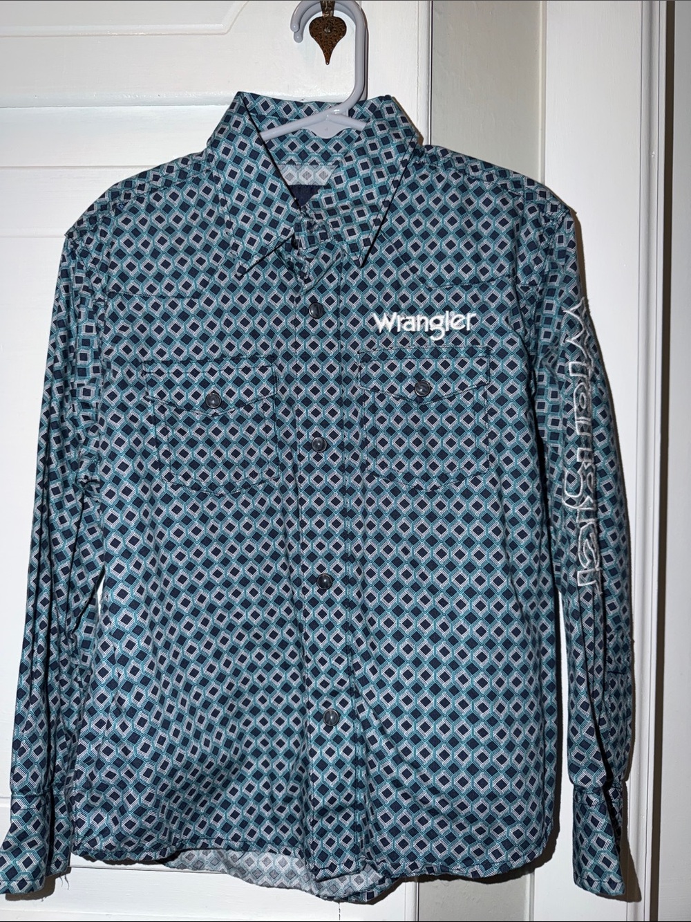 Kids Wrangler Button Down - Size S